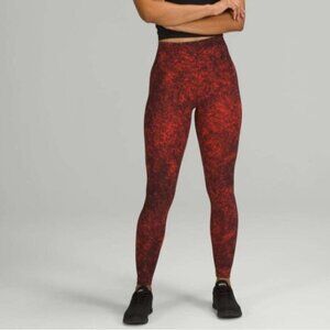 Lululemon Wunder Train High Rise Tight Tie Dye